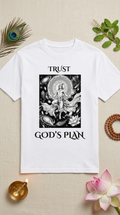 Trust God's Plan | Divine Krishna Graphic T-Shirt